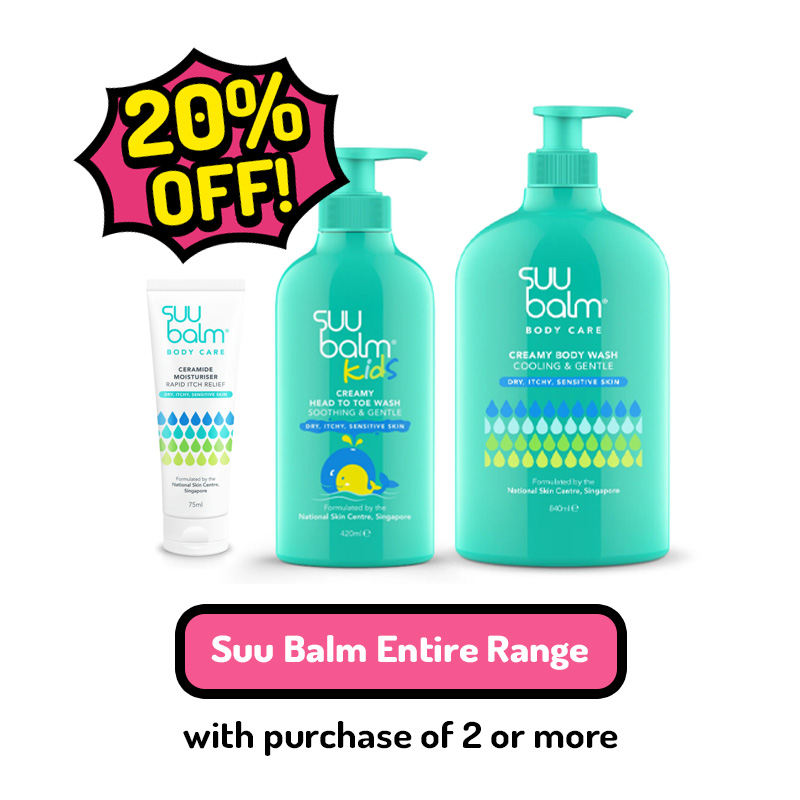 Suu Balm Entire Range @ 20% OFF (with purchase of 2 or more)